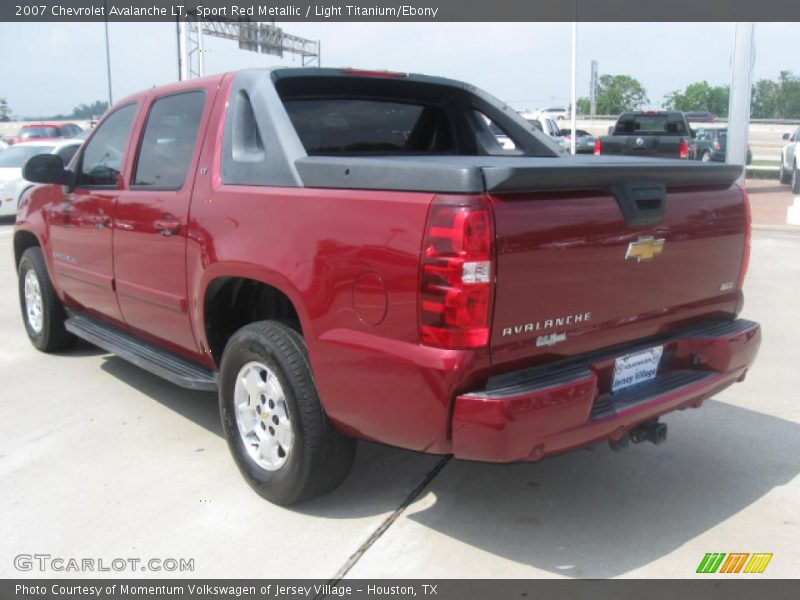 Sport Red Metallic / Light Titanium/Ebony 2007 Chevrolet Avalanche LT