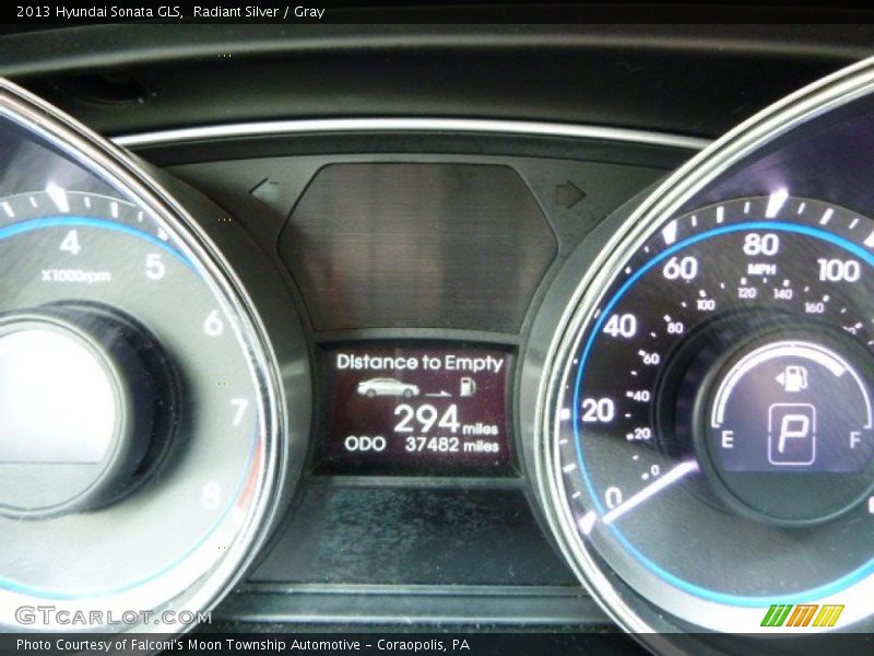 Radiant Silver / Gray 2013 Hyundai Sonata GLS