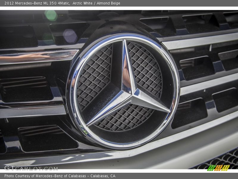 Arctic White / Almond Beige 2012 Mercedes-Benz ML 350 4Matic
