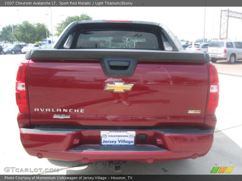 Sport Red Metallic / Light Titanium/Ebony 2007 Chevrolet Avalanche LT