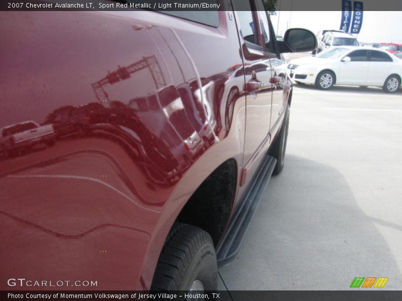 Sport Red Metallic / Light Titanium/Ebony 2007 Chevrolet Avalanche LT