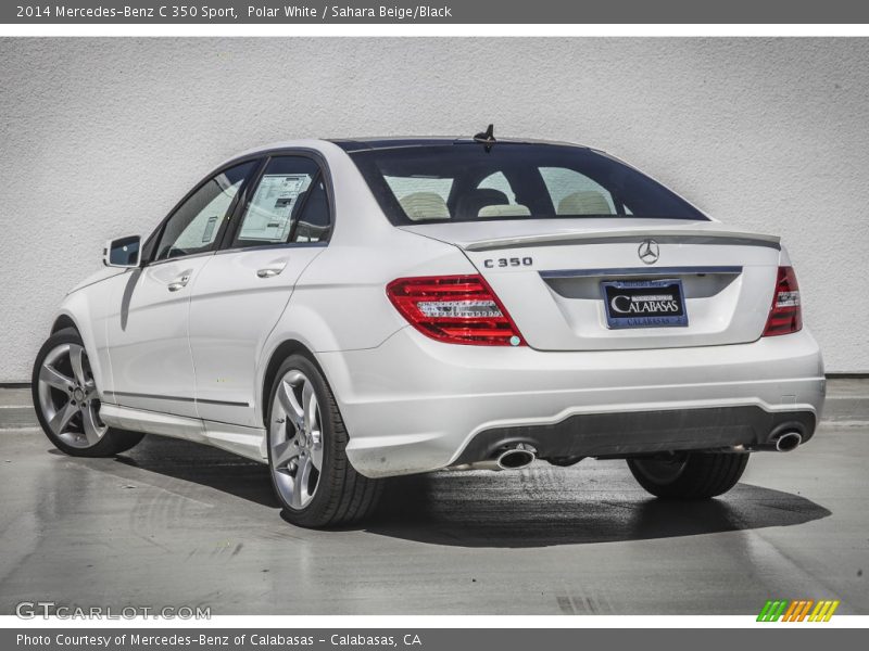 Polar White / Sahara Beige/Black 2014 Mercedes-Benz C 350 Sport