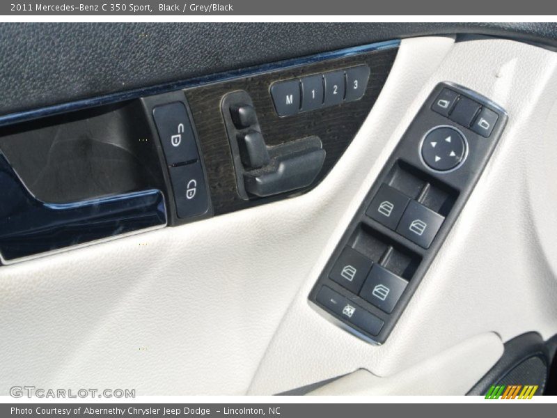 Black / Grey/Black 2011 Mercedes-Benz C 350 Sport