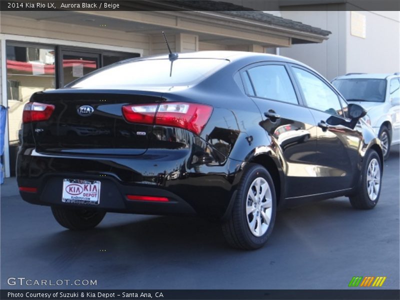 Aurora Black / Beige 2014 Kia Rio LX