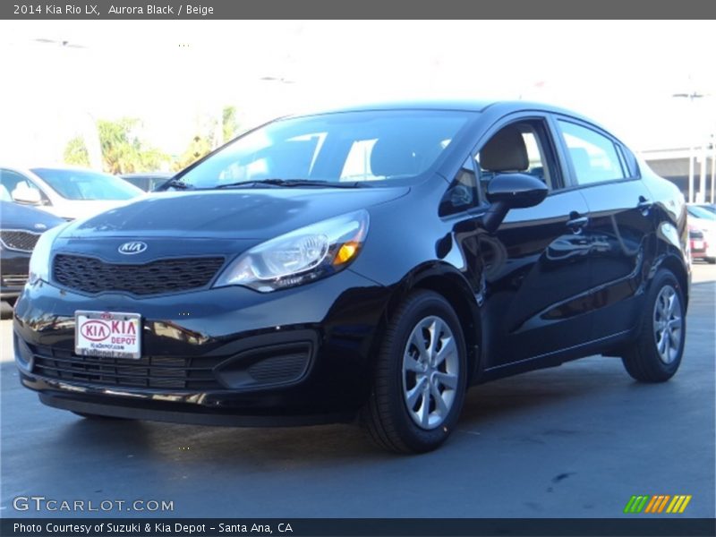 Aurora Black / Beige 2014 Kia Rio LX