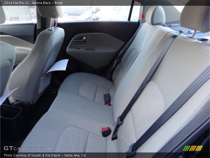 Aurora Black / Beige 2014 Kia Rio LX