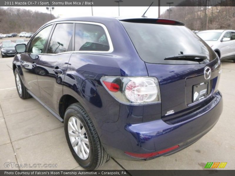 Stormy Blue Mica / Black 2011 Mazda CX-7 i Sport