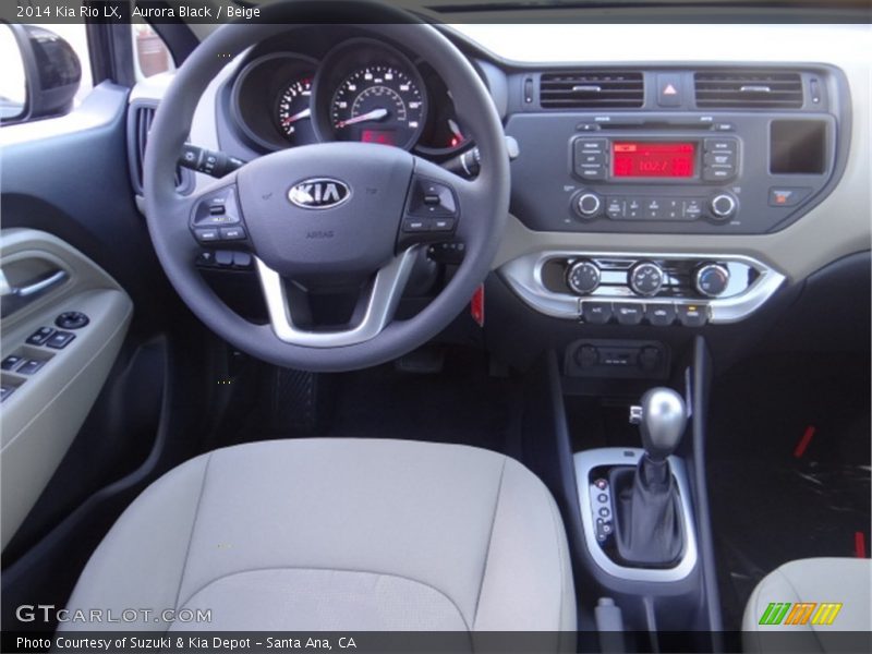 Aurora Black / Beige 2014 Kia Rio LX