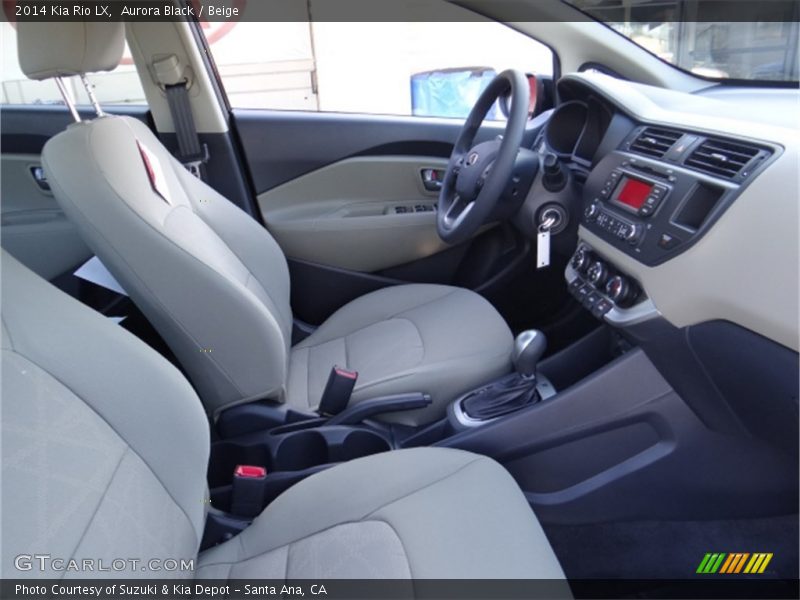 Aurora Black / Beige 2014 Kia Rio LX