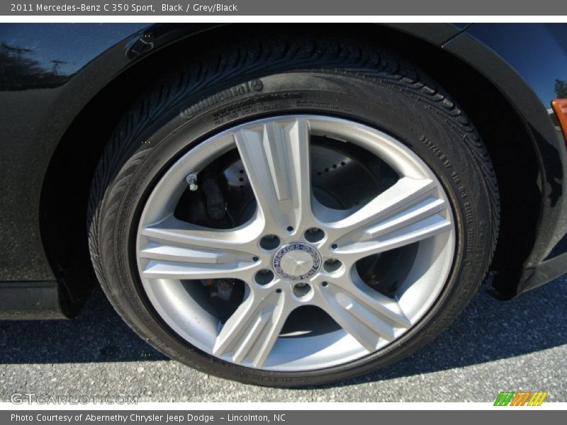Black / Grey/Black 2011 Mercedes-Benz C 350 Sport