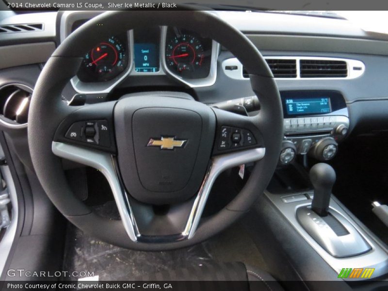 Silver Ice Metallic / Black 2014 Chevrolet Camaro LS Coupe