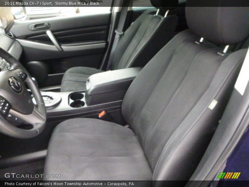 Stormy Blue Mica / Black 2011 Mazda CX-7 i Sport