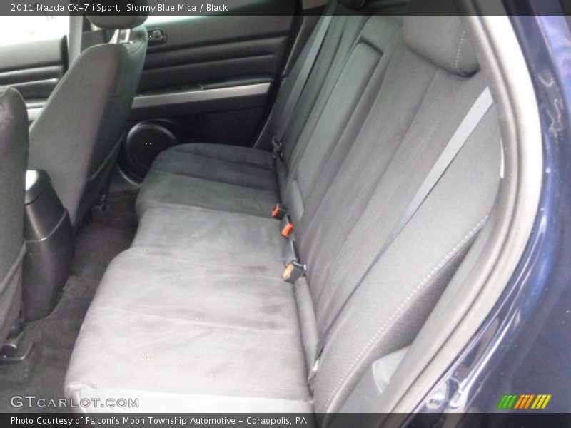 Stormy Blue Mica / Black 2011 Mazda CX-7 i Sport