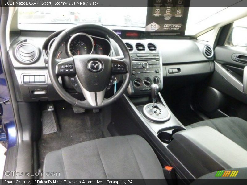 Stormy Blue Mica / Black 2011 Mazda CX-7 i Sport