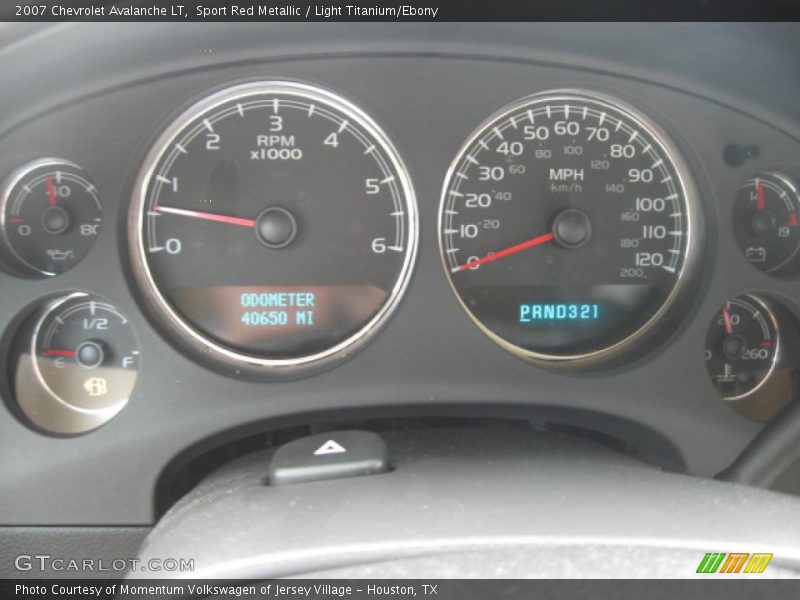 Sport Red Metallic / Light Titanium/Ebony 2007 Chevrolet Avalanche LT