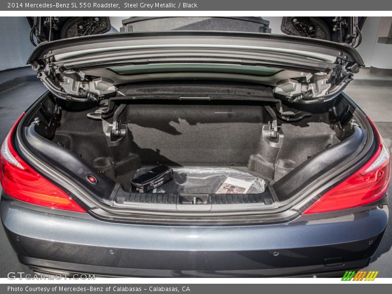 Steel Grey Metallic / Black 2014 Mercedes-Benz SL 550 Roadster