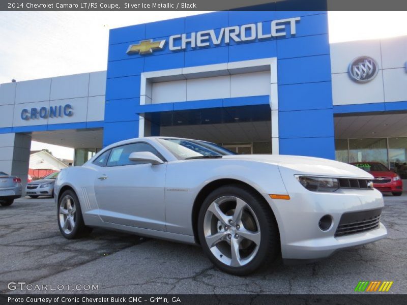 Silver Ice Metallic / Black 2014 Chevrolet Camaro LT/RS Coupe