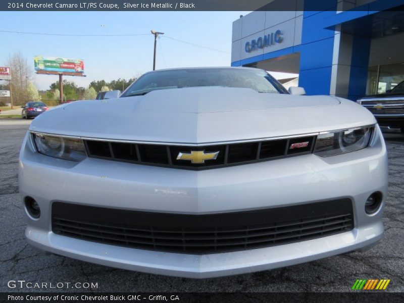 Silver Ice Metallic / Black 2014 Chevrolet Camaro LT/RS Coupe