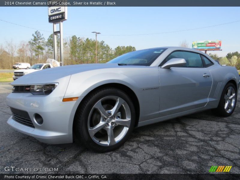 Silver Ice Metallic / Black 2014 Chevrolet Camaro LT/RS Coupe
