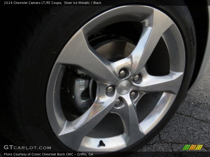 Silver Ice Metallic / Black 2014 Chevrolet Camaro LT/RS Coupe