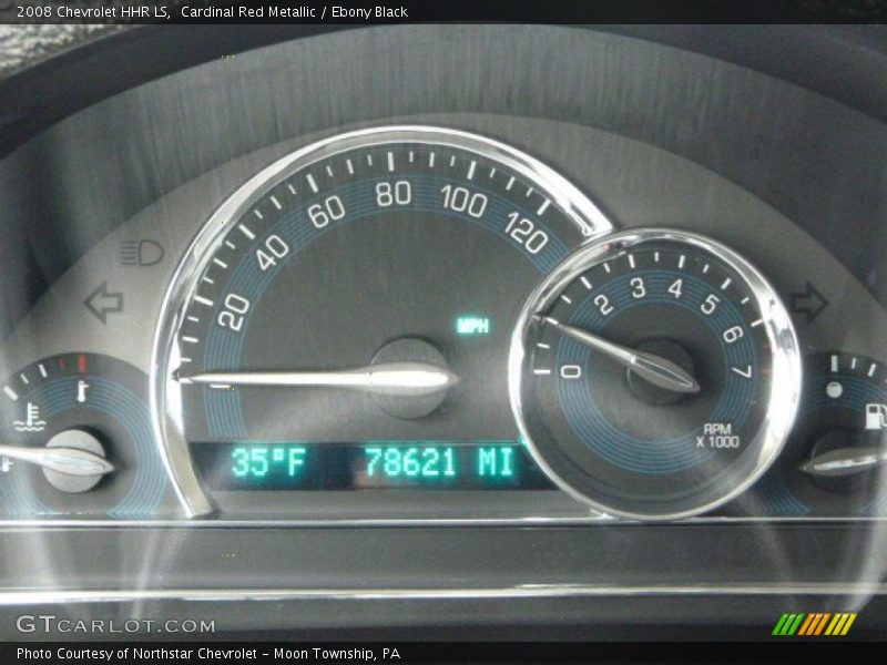 Cardinal Red Metallic / Ebony Black 2008 Chevrolet HHR LS