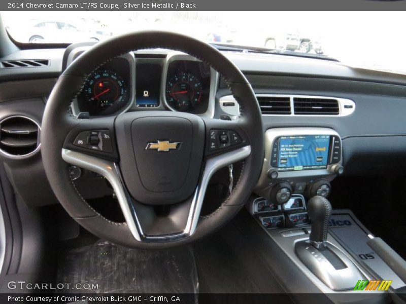 Silver Ice Metallic / Black 2014 Chevrolet Camaro LT/RS Coupe