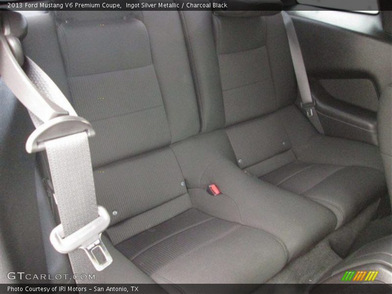 Ingot Silver Metallic / Charcoal Black 2013 Ford Mustang V6 Premium Coupe