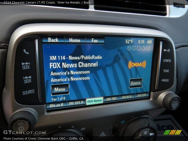 Silver Ice Metallic / Black 2014 Chevrolet Camaro LT/RS Coupe