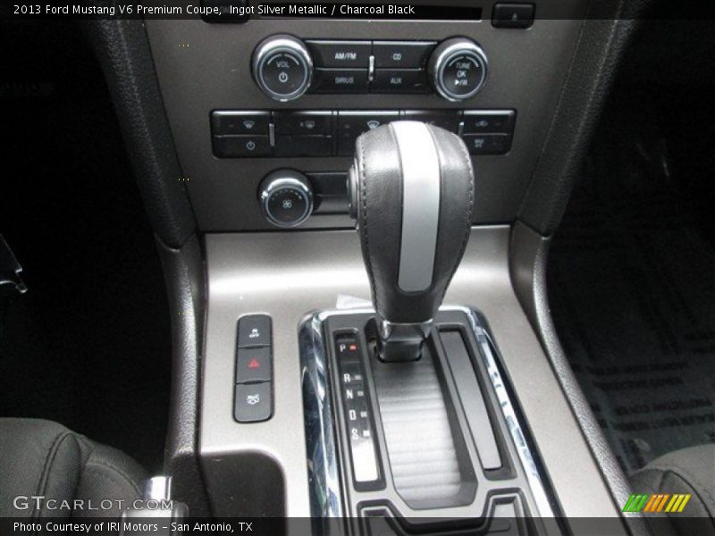 Ingot Silver Metallic / Charcoal Black 2013 Ford Mustang V6 Premium Coupe