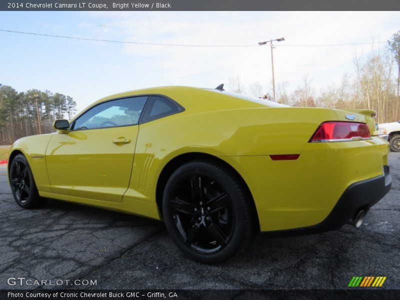 Bright Yellow / Black 2014 Chevrolet Camaro LT Coupe