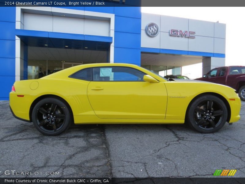 Bright Yellow / Black 2014 Chevrolet Camaro LT Coupe