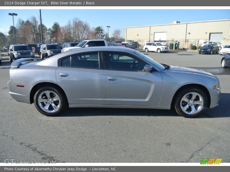 Billet Silver Metallic / Black 2014 Dodge Charger SXT