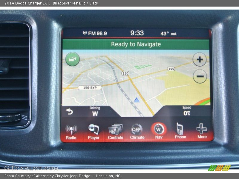 Billet Silver Metallic / Black 2014 Dodge Charger SXT