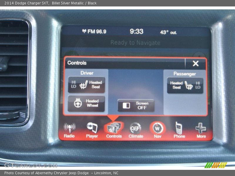 Billet Silver Metallic / Black 2014 Dodge Charger SXT