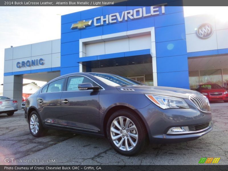 Atlantis Blue Metallic / Light Neutral 2014 Buick LaCrosse Leather
