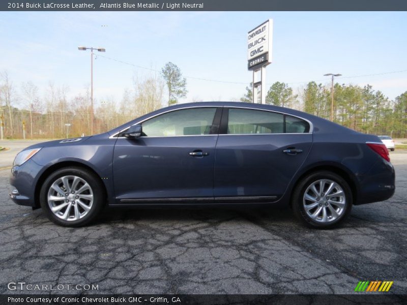 Atlantis Blue Metallic / Light Neutral 2014 Buick LaCrosse Leather