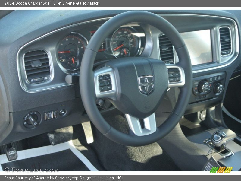 Billet Silver Metallic / Black 2014 Dodge Charger SXT