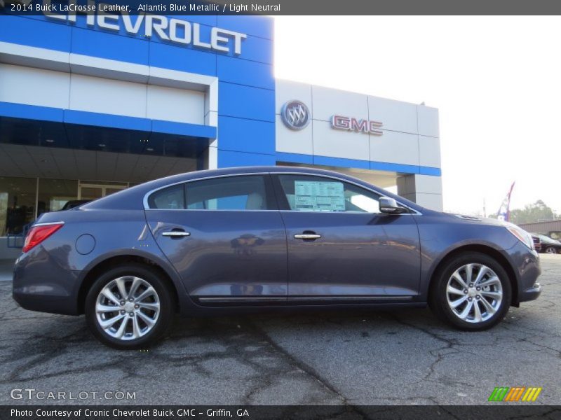 Atlantis Blue Metallic / Light Neutral 2014 Buick LaCrosse Leather