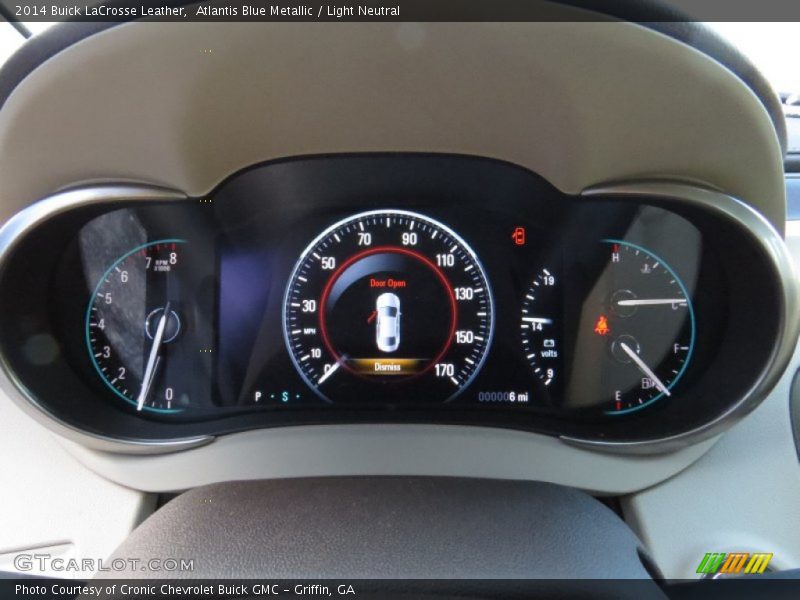 Atlantis Blue Metallic / Light Neutral 2014 Buick LaCrosse Leather
