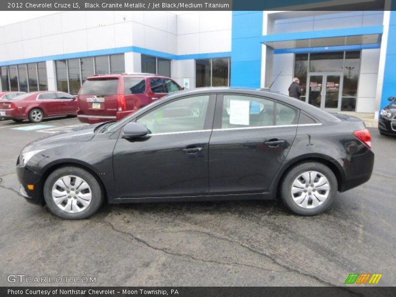 Black Granite Metallic / Jet Black/Medium Titanium 2012 Chevrolet Cruze LS