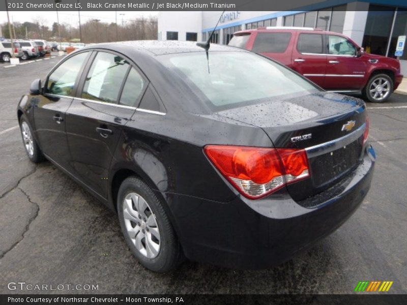 Black Granite Metallic / Jet Black/Medium Titanium 2012 Chevrolet Cruze LS