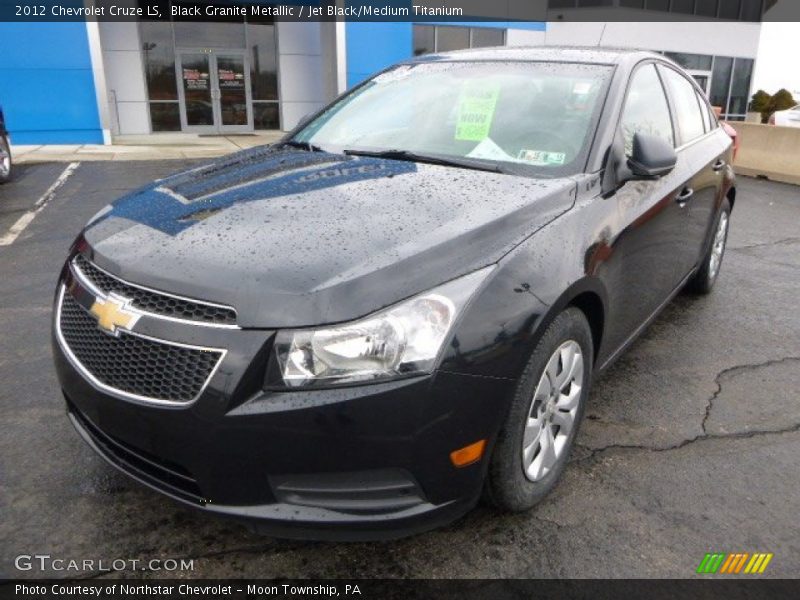 Black Granite Metallic / Jet Black/Medium Titanium 2012 Chevrolet Cruze LS