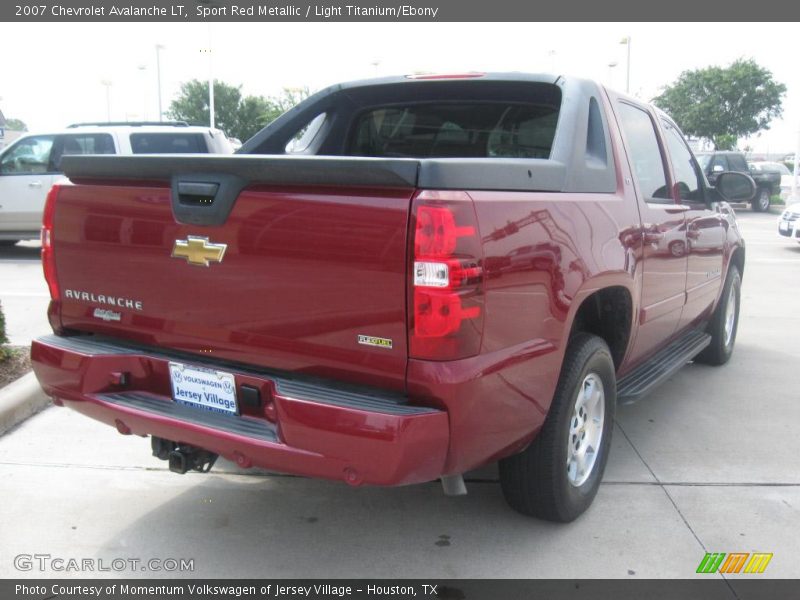 Sport Red Metallic / Light Titanium/Ebony 2007 Chevrolet Avalanche LT