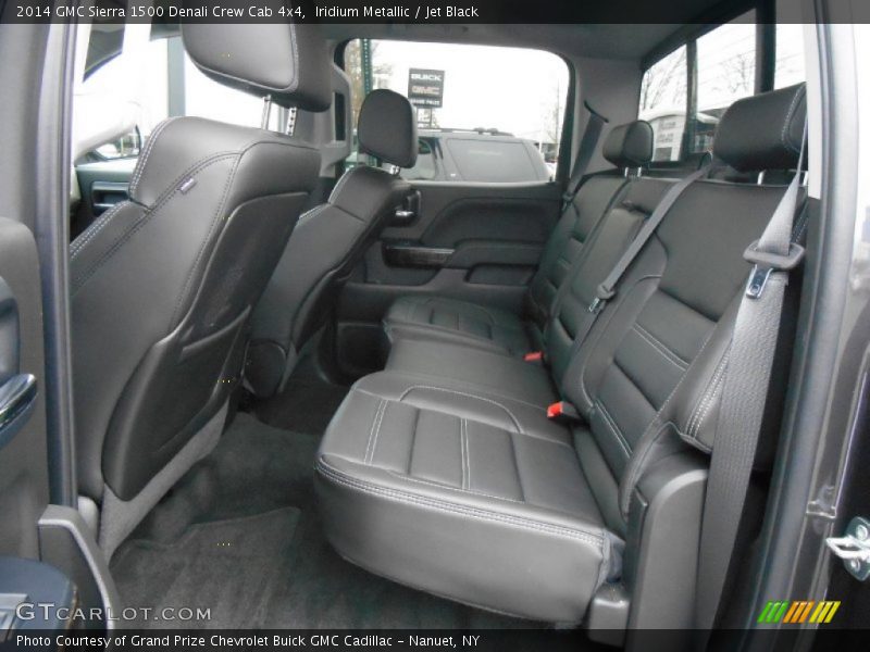 Rear Seat of 2014 Sierra 1500 Denali Crew Cab 4x4