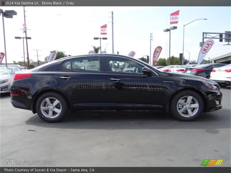 Ebony Black / Gray 2014 Kia Optima LX