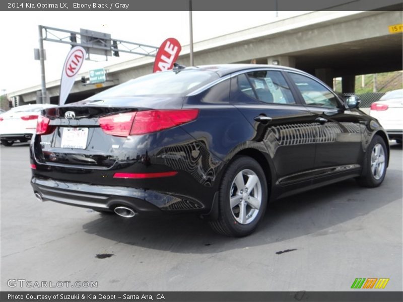 Ebony Black / Gray 2014 Kia Optima LX