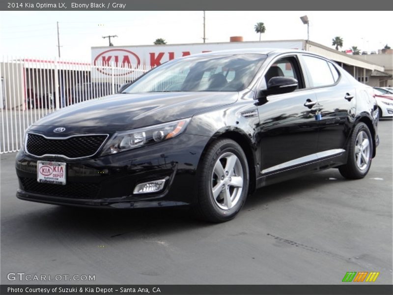 Ebony Black / Gray 2014 Kia Optima LX