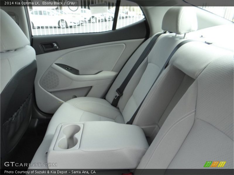 Ebony Black / Gray 2014 Kia Optima LX