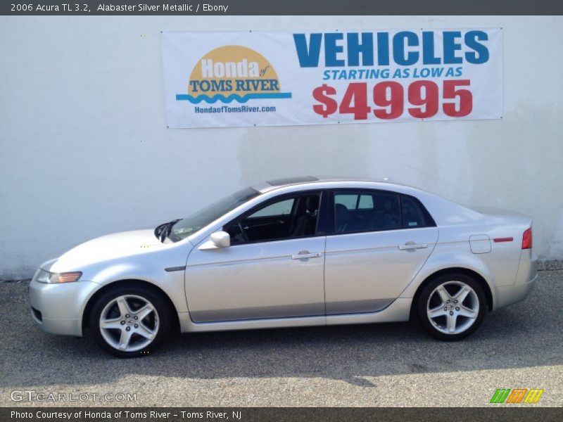 Alabaster Silver Metallic / Ebony 2006 Acura TL 3.2