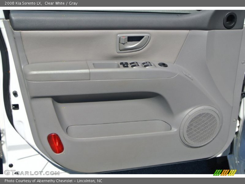 Clear White / Gray 2008 Kia Sorento LX